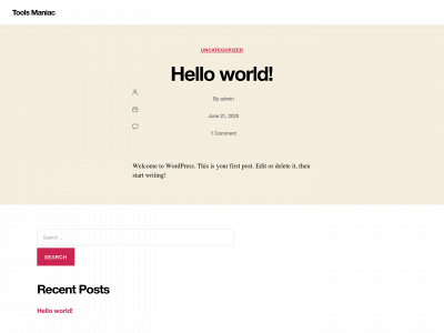 toolsmaniac.com snapshot