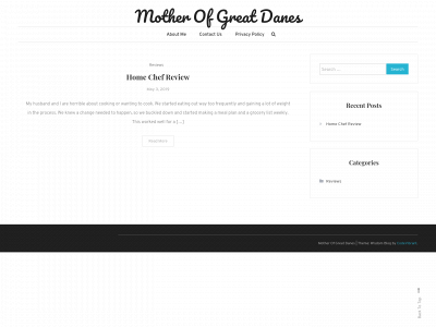 motherofgreatdanes.com snapshot