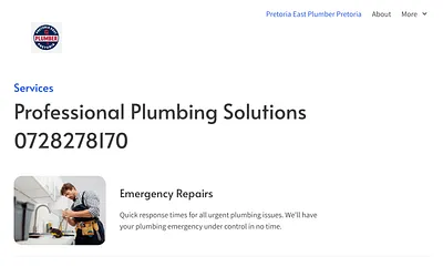 pretoriaeastplumbers.one snapshot