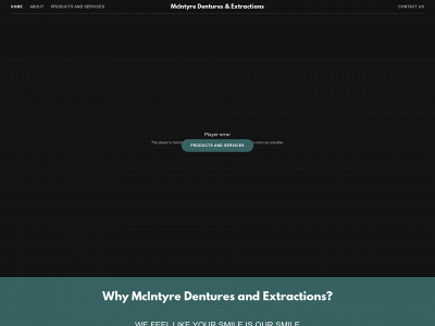 mcdentures.com snapshot