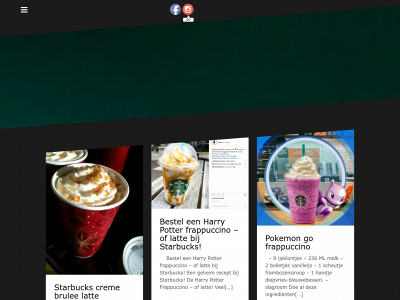 starbucksrecepten.nl snapshot