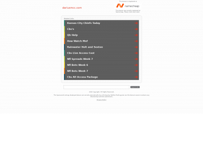 dariusmcc.com snapshot