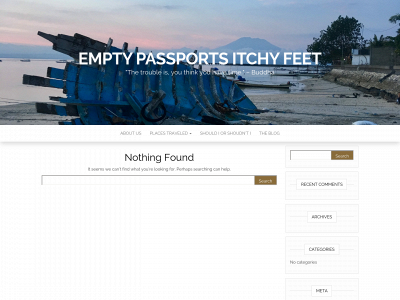 emptypassportsitchyfeet.com snapshot