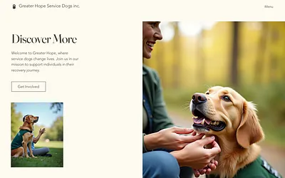 greaterhopeservicedogs.org snapshot