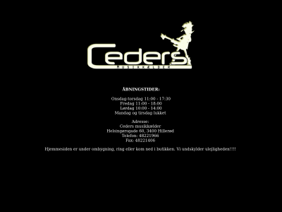 ceders.dk snapshot