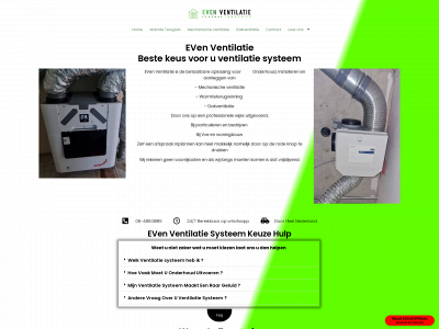 evenventilatie.nl snapshot