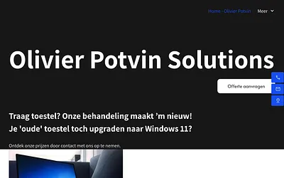 olivier-potvin-solutions.be snapshot