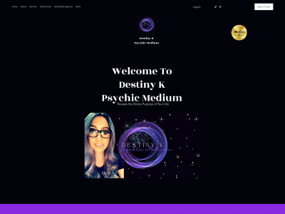 destinykpsychicmedium.com snapshot