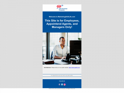 marketingaaalife.com snapshot
