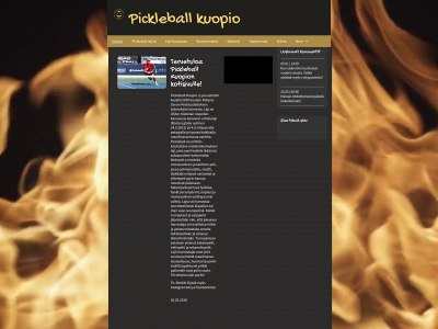 pickleballkuopio.simplesite.com snapshot