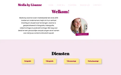 mediabylisanne.nl snapshot