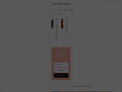 twoplaidaprons.com snapshot