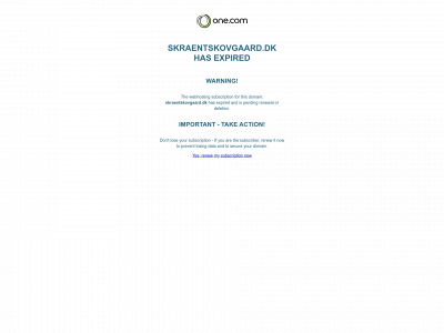 skraentskovgaard.dk snapshot