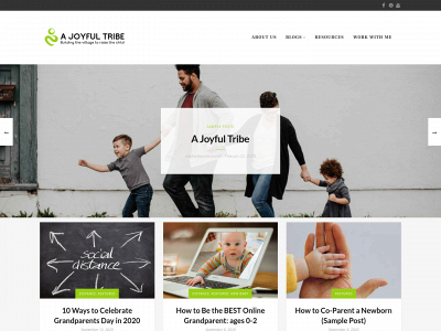 ajoyfultribe.com snapshot