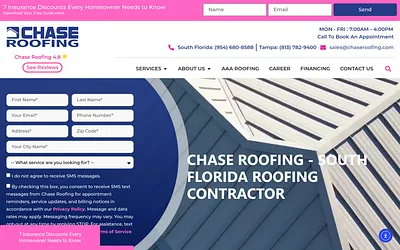 chaseroofing.com snapshot