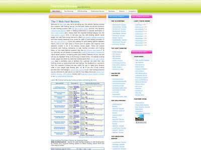 1webhostreview.com snapshot