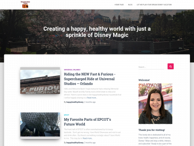 happyhealthydisney.com snapshot