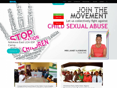 bholfoundation.org snapshot