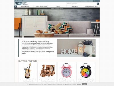 livingroomartistry.com snapshot