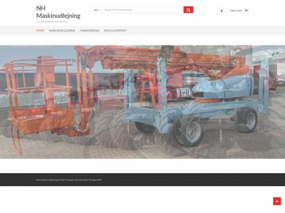 nhmaskinudlejning.dk snapshot