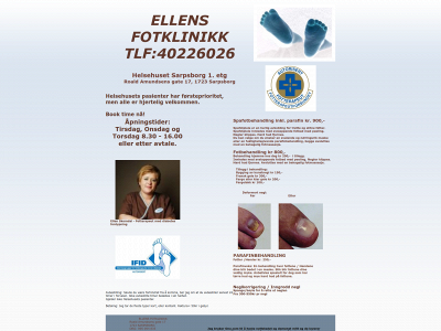 ellensfot.no snapshot