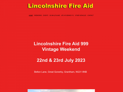 lincolnshirefireaid.co.uk snapshot