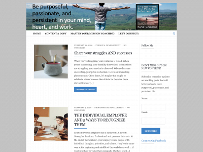 kylecrooke.com snapshot