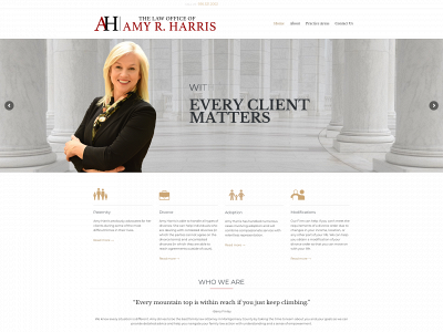 aharrislawfirm.com snapshot