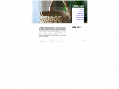 karklas.lt snapshot