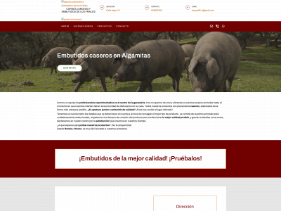 www.embutidosyjamonesdelosfrailes.com snapshot
