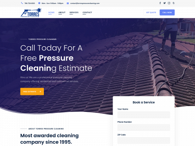 torrespressurecleaning.com snapshot