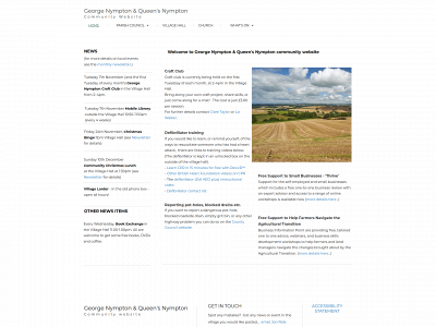 georgenympton.org.uk snapshot