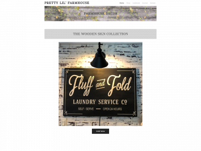 www.prettylilfarmhouse.com snapshot