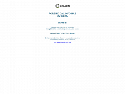 forsingdal.info snapshot