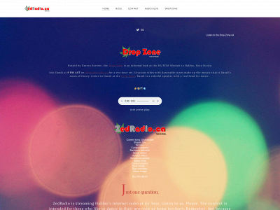 www.zedradio.ca snapshot