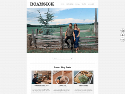 www.roam-sick.com snapshot