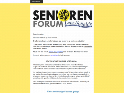 seniorenforumleieschelde.be snapshot