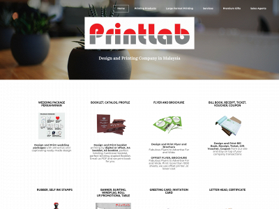 www.printlab.my snapshot