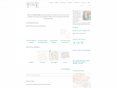 grainfreetable.com snapshot
