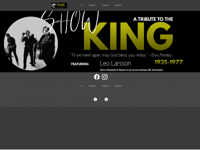 tributetotheking.se snapshot