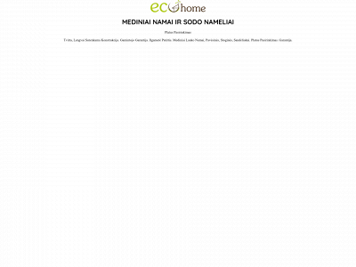 ecohome.lt snapshot