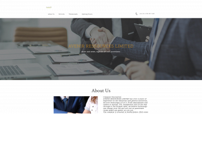avenirressourceslimited.com snapshot