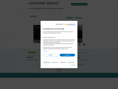ringhvidevareservice.dk snapshot