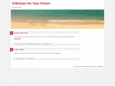 cr8vision.com snapshot