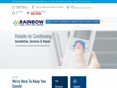 rainbowcooltech.com snapshot