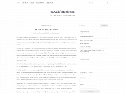 mywalkforfaith.com snapshot