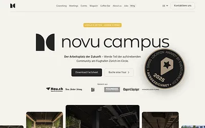 novucampus.ch snapshot