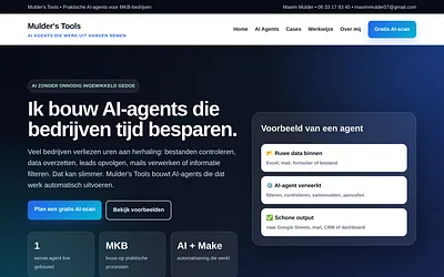 mulderstools-demo.nl snapshot