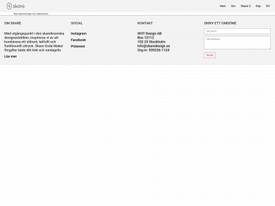 skaredesign.com snapshot