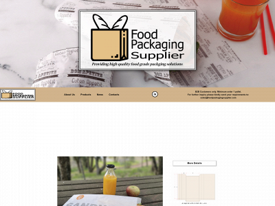 foodpackagingsupplier.co.uk snapshot